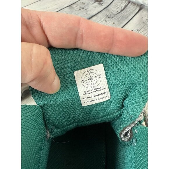 Women's OBOZ Sawtooth Brown Leather Hiking Boots Shoes Size 8 *see pictures* - Picture 9 of 9